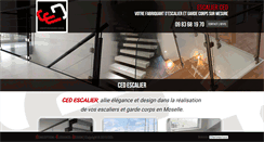 Desktop Screenshot of escalier-ced.fr